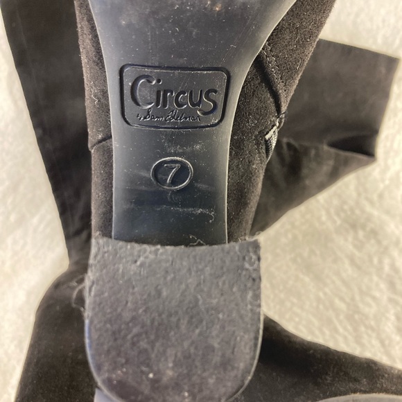 Circus Sam Edelman Black Calla Knee High Boots Sz 7 - Picture 12 of 16